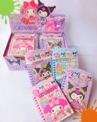 Kuromi Ayraçlı Defter 24 adet
