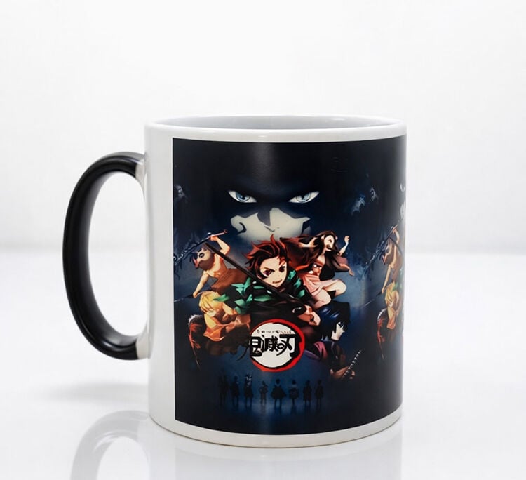 Porselen Renk Değiştiren Demon Slayer Kupa Bardak AAlk383