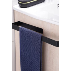 Metal Mat Siyah Havluluk