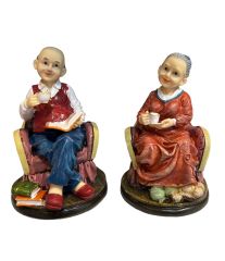 Polyester Yaşlı Çift Biblosu 2'li