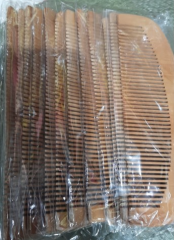 Ahşap Tarak 12'li Paket Dar Dişli OVAL