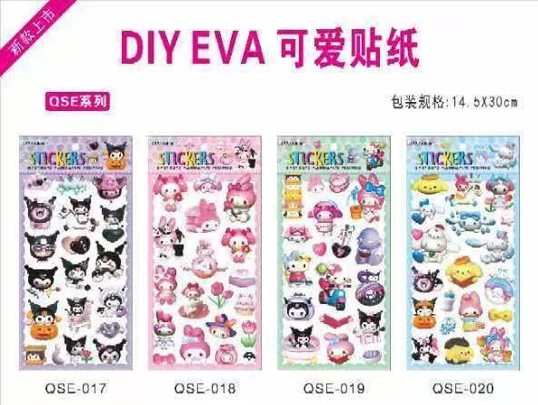 Karakterli Sticker 20 Adet