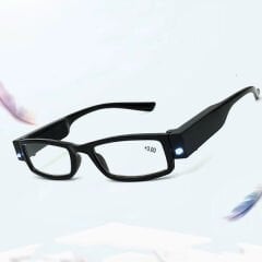 Dinlendirici LED Işıklı Okuma Gözlüğü