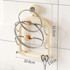 Mutfak Tava Tencere Kapak Tutucu Organizer Raf