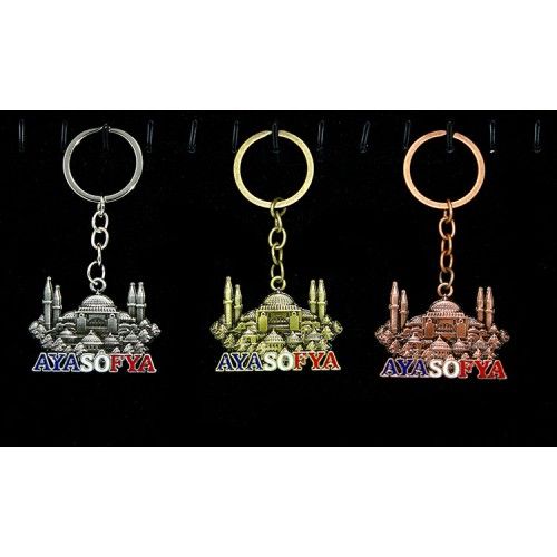 Metal Ayasofya Anahtarlık