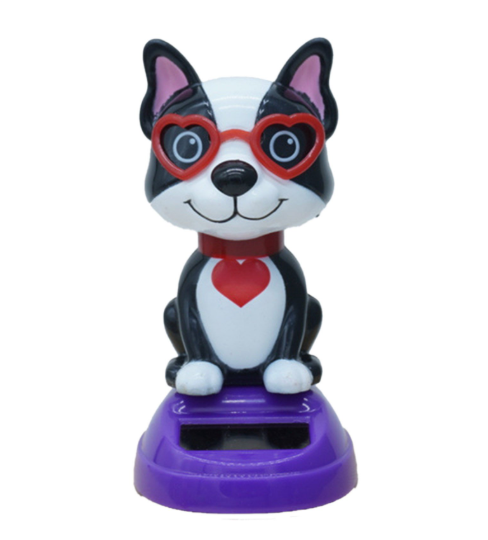 Güneş Enerjili Solar Sallanan Gözlüklü Kedi