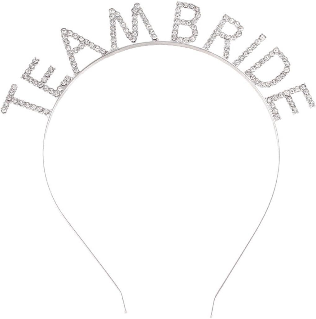 Gümüş Kaplama Kristal Taşlı Team Bride Taç