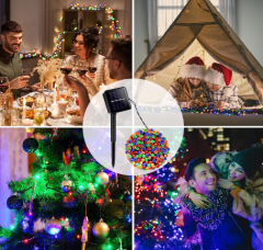 11m 100 Led RGB SOLAR MZ-322