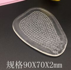 Kaydırmaz Topuklu Ayakkabı Tabanlığı Şeffaf 17GR