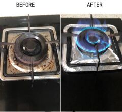 10 Adet Alüminyum Ocak Koruyucu Folyo