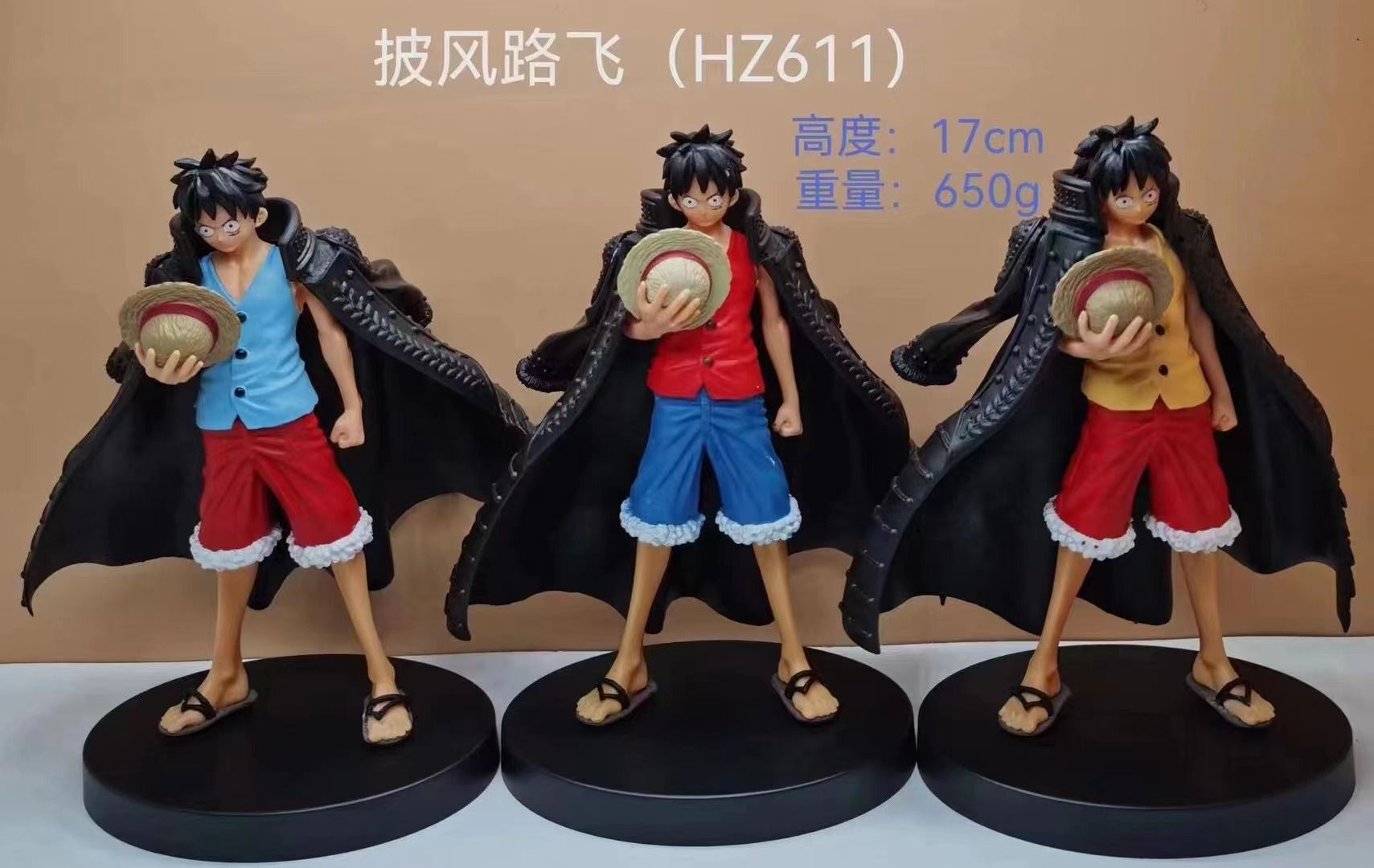 Anime Karakter 3 lü Set 17cm