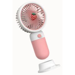 Sevimli Tasarımlı Telefon Tutuculu El Fanı