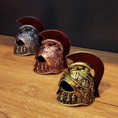 Metal Dekoratif Şövalye Miğferi