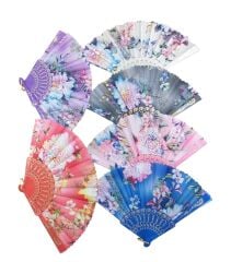 Yelpaze Karışık Renk 12 Adet