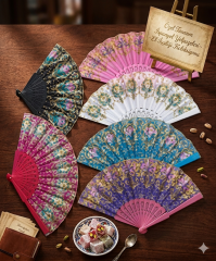 Yelpaze Karışık Renk 12 Adet