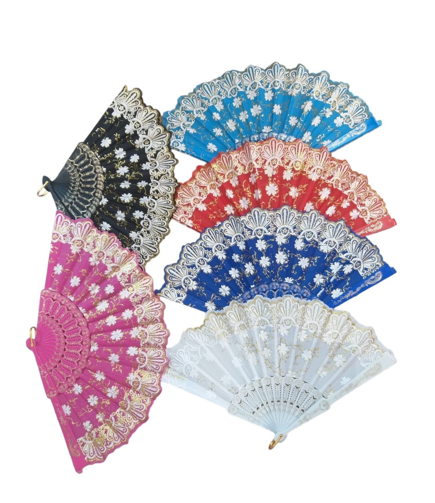 Yelpaze Karışık Renk 12 Adet