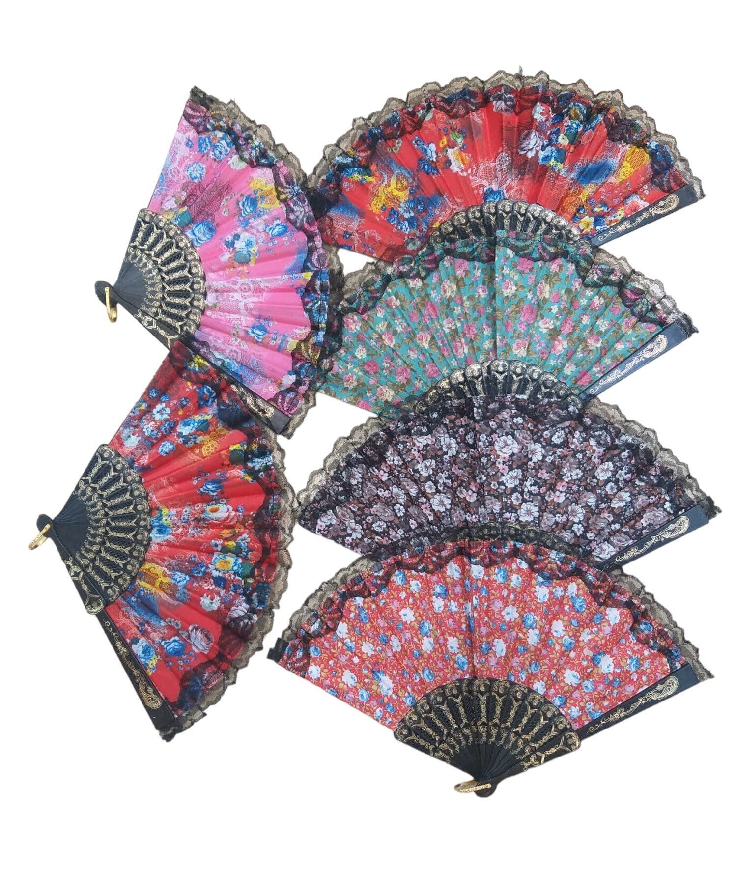 Yelpaze Karışık Renk 12 Adet