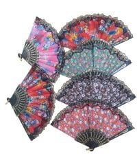 Yelpaze Karışık Renk 12 Adet