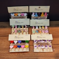 Toptan Ahşap Notluk İpli Mandal