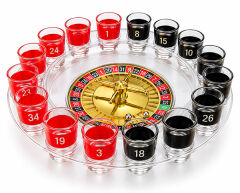 16'Li Shot Bardaklı Rulet Oyunu Şeffaf Alk2546
