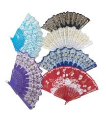 Yelpaze Karışık Renk 12 Adet