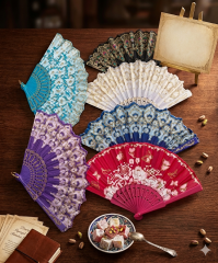 Yelpaze Karışık Renk 12 Adet