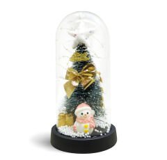 Işıklı Dekoratif Cam Fanus - Model 7