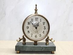 Mermer Tabanlı Masaüstü Saat