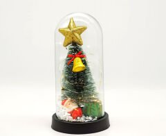 Işıklı Dekoratif Cam Fanus - Model 6