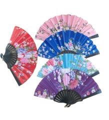 Yelpaze Karışık Renk 12 Adet