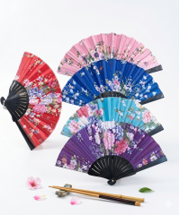 Yelpaze Karışık Renk 12 Adet