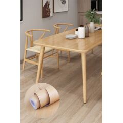 Ahşap Görünümlü Kendinden Yapışkanlı Kaplama Folyosu 5 Metre