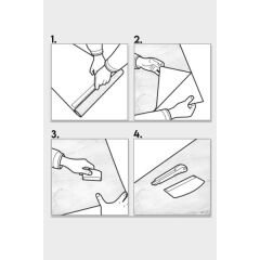 Ahşap Görünümlü Kendinden Yapışkanlı Kaplama Folyosu 5 Metre