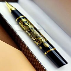 Kutulu Osmanlı Tuğralı Metal Kalem