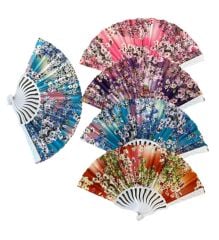 Yelpaze Karışık Renk 12 Adet