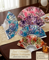 Yelpaze Karışık Renk 12 Adet