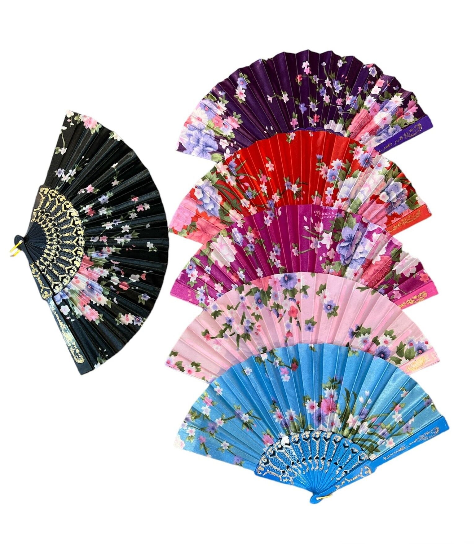 Yelpaze Karışık Renk 12 Adet