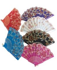 Yelpaze Karışık Renk 12 Adet