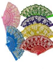 Yelpaze Karışık Renk 12 Adet