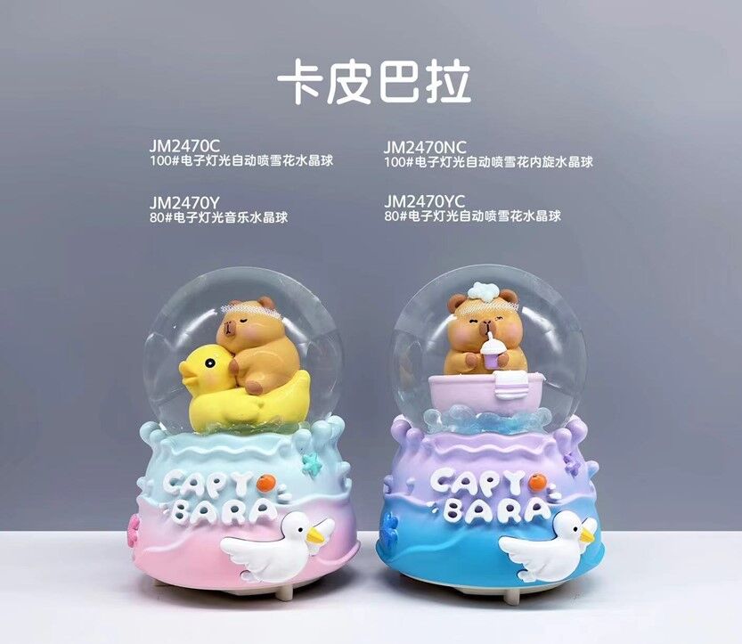 Işıklı Müzikli Orta Boy Kar Küresi