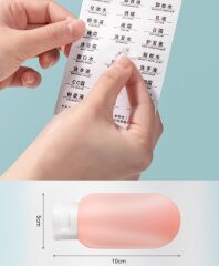 Seyahat Tipi Doldurulabilir Krem Şampuan Kutusu 3 lü Set