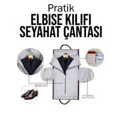 Pratik Elbise Kılıfı Seyahat Çantası
