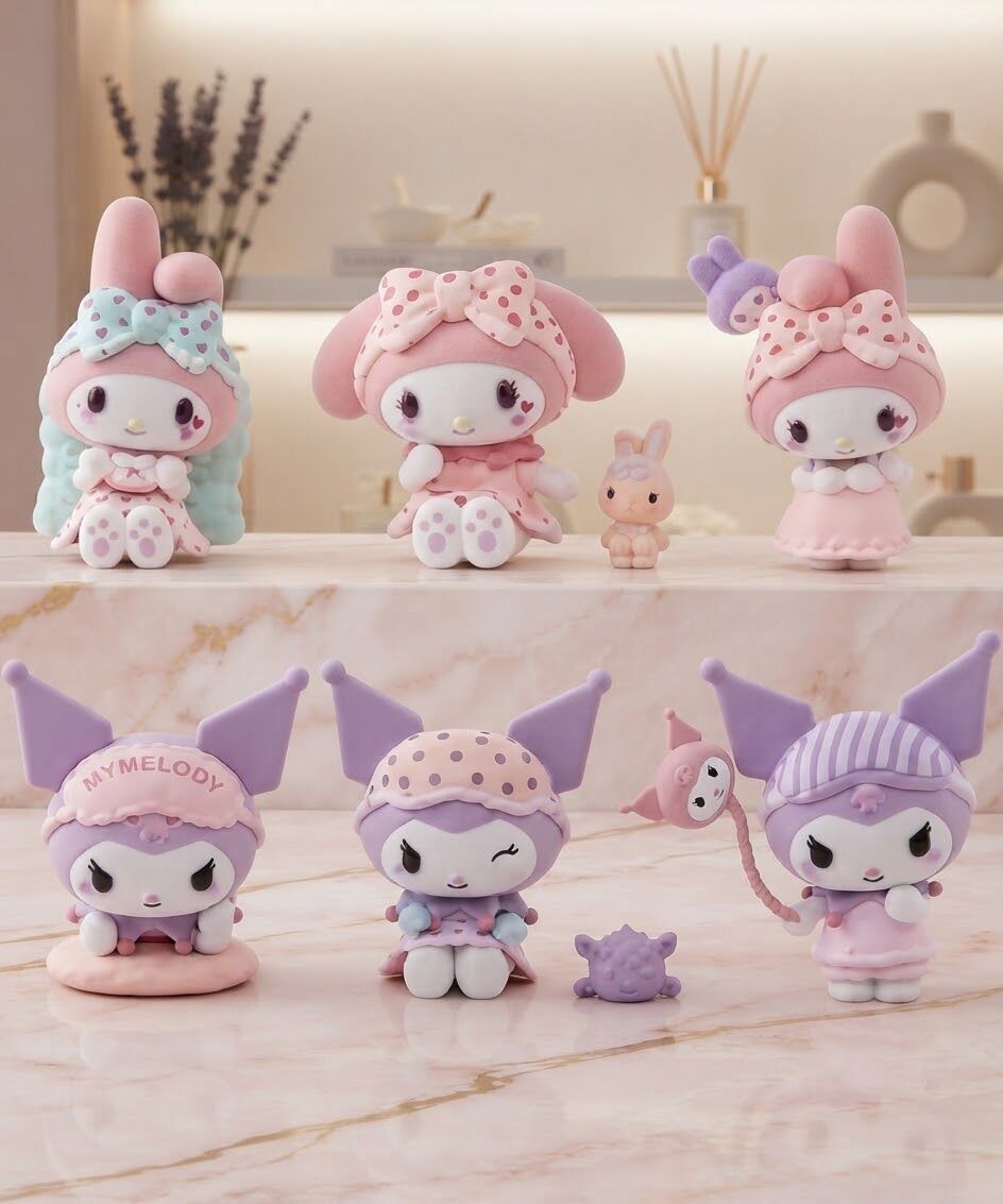 Anime Karakter 6 Lı Set 8cm