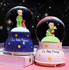 Küçük Prens Kar Küresi Işıklı Küçük Boy 6.5 cm