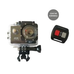 Kumandalı 4K Wi-Fi Aksiyon Kamerası