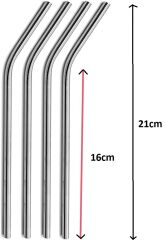Paslanmaz Çelik Pipet Seti 5 Parça