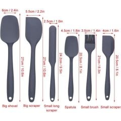 Silikon Spatula ve Fırça Seti