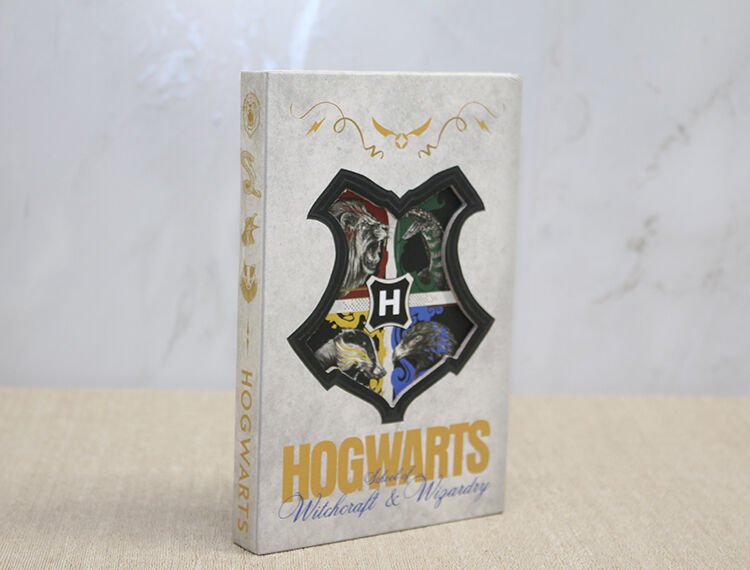 Harry Potter Hogwarts Amblemli Deri Defter