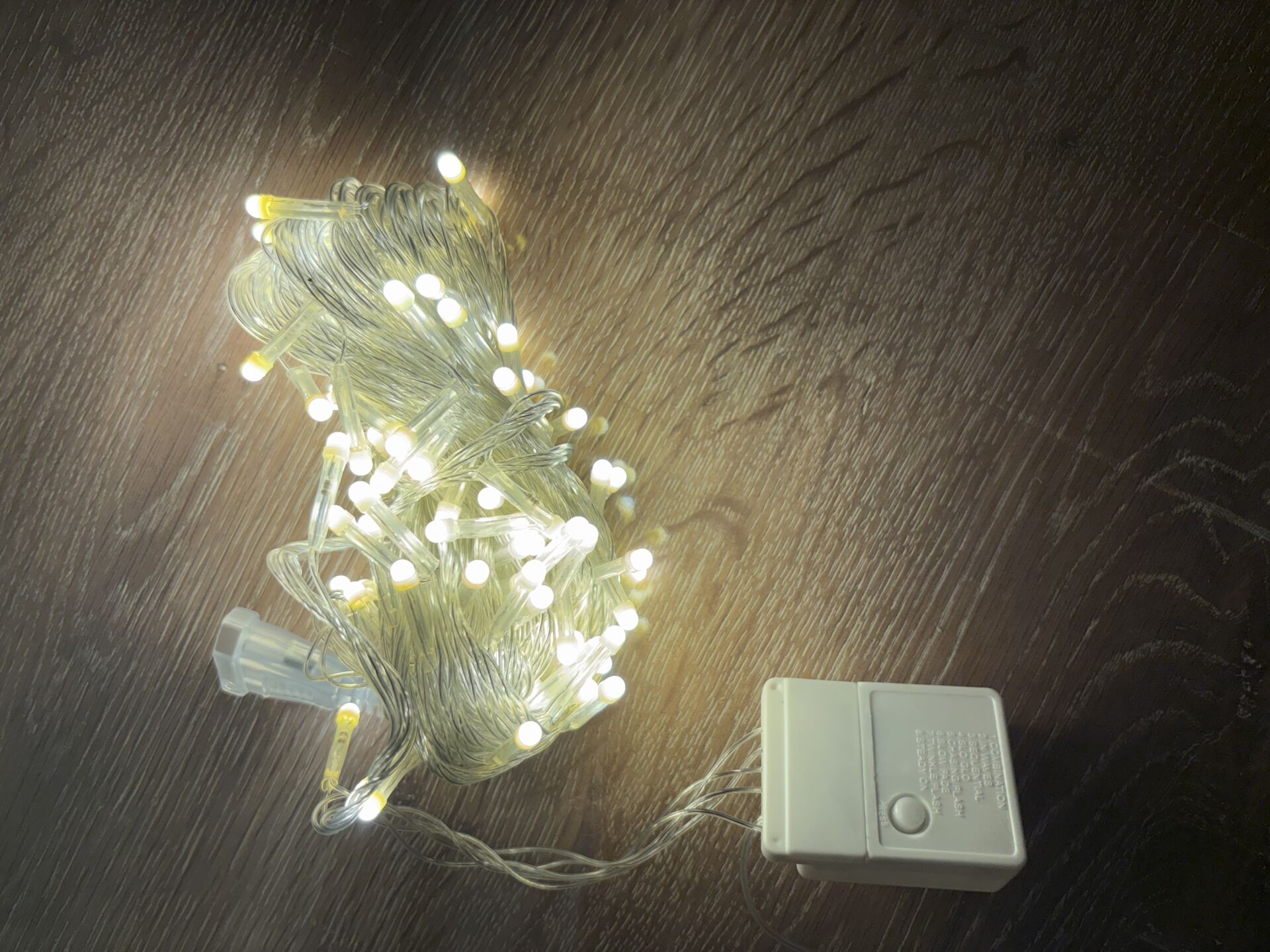 10 Metre 100 Led Damla Uçlu Gün Işığı Şeffaf Kablo