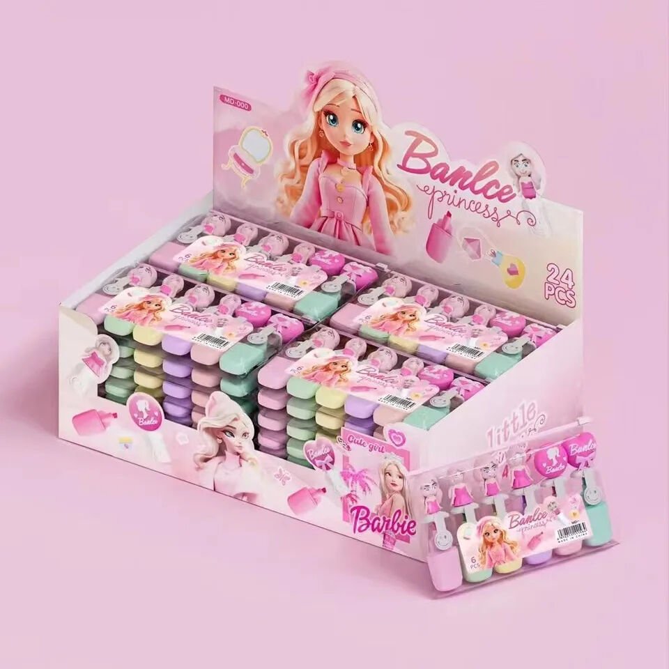 Barbie Keçeli Kalem Set Set